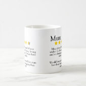 Mum, 5 star review, おもしろい コーヒーマグカップ (中央)
