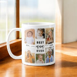 Mum Ever最高の - Mother's Day Photo Collage コーヒーマグカップ<br><div class="desc">「祝Mum Ever」の母の日の写真コラージュのコーヒーマグを持つ母親。このパーソナライズされたマグカップは、特別な瞬間や思い出をキャプチャし、大切な写真の美しい配置のコラージュを備えている。「Mum Ever」という心最高ののこもったメッセージは、愛情あふれるtouchを付け加える。セラミック高品質製で、電子レンジと食洗機の両方が安全で、利便性と耐久性を確保。この意味のある記念の贈り物は、母の日、誕生日、または任意の大事な行事のための完璧な贈り物であなた共有の特別な絆を称える。</div>