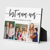 Mum Ever最高の - Mother's Day Photo Collage フォトプラーク (側面)