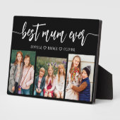 Mum Ever最高の - Mother's Day Photo Collage フォトプラーク (側面)