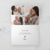 Mum Ever 最高の Mother's Dayフォトグリーティングカード カード (内部)