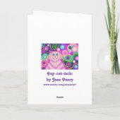 MUM"groovy birthday"カード カード (裏面)