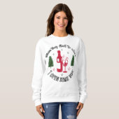 Mum Holiday Wine Humor Sweater スウェットシャツ (正面フル)