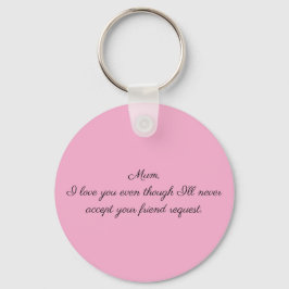 Mum, I love you キーホルダー