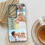 Mum Life is the 最高の Life 3 Photo Collage Green Samsung Galaxy S21 ケース<br><div class="desc">3カスタム枚の写真を使用して写真のコラージュとフォトフォンケお気に入りのース。マム読引用文は「マム最高のフはフェもしア」だ。このテンプレートはSamsung Galaxy S21 Plusのケースに合うように設計されていもした。サイズのケースを選択する違うと、プレビューで見た目が良好であることを確認し、「デザインツールを使用して編集」して必要なデザイン要素の配置を微調整すもしる。</div>