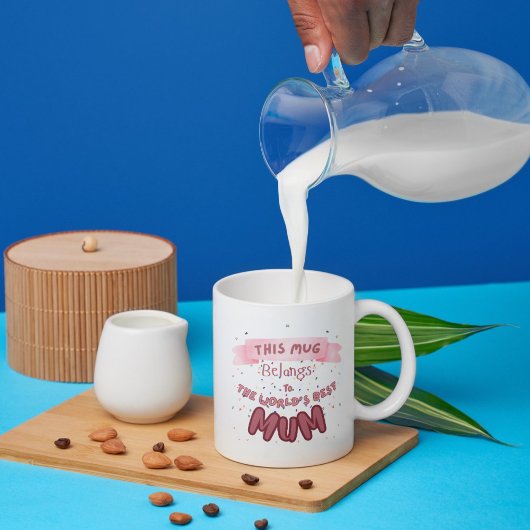 Mum Mug最高の – ハートフェルトのお母さんの日&誕生日 コーヒーマグカップ