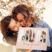 MUM Photo Collage Card – Custom Message サンキューカード