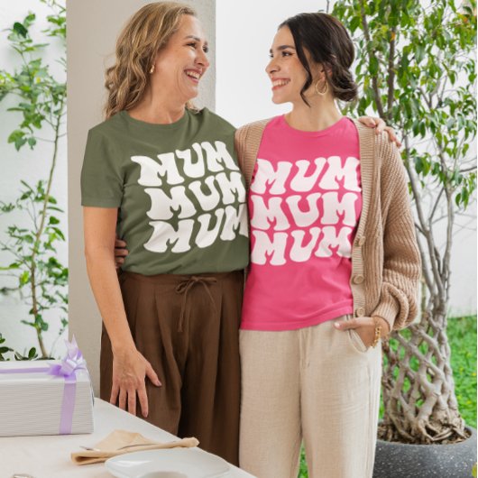 Mum Shirt for Women – 母の日のレトロプレゼント Tシャツ