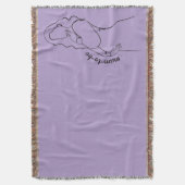 Mum-to-be スローブランケット (正面縦)