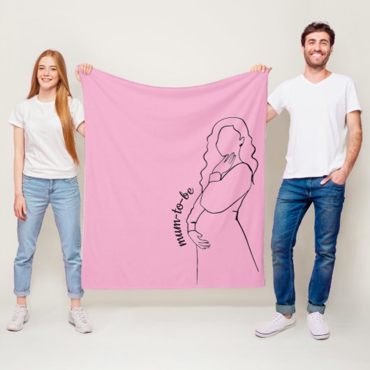 Mum-to-be フリースブランケット (インサイチュ)