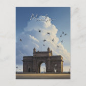 Mumbai Gateway of India Souvenir ポストカード (正面)
