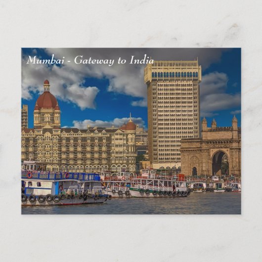Mumbai - Gateway to India ポストカード (正面)