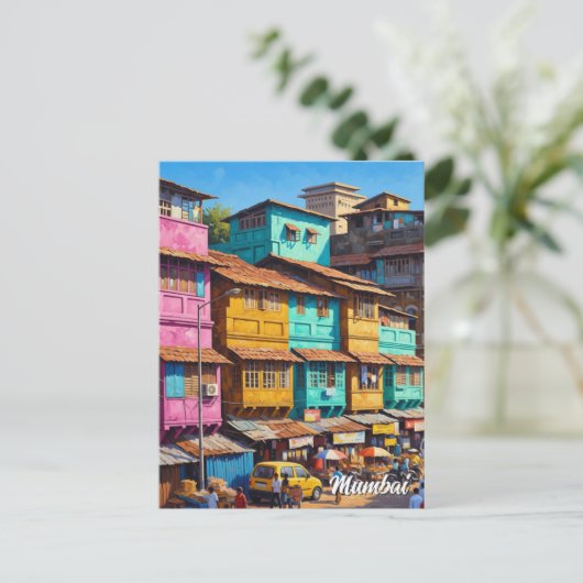 Mumbai Souvenir ポストカード (スタンド正面)
