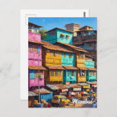 Mumbai Souvenir ポストカード (正面/裏面)