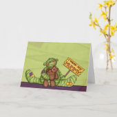 Mummy – グリーティングカード (黄色い花)