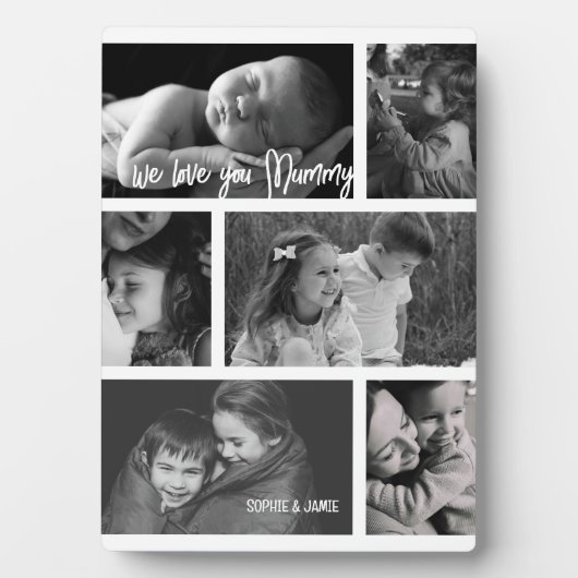 Mummy 6 Photo Collage フォトプラーク (正面)