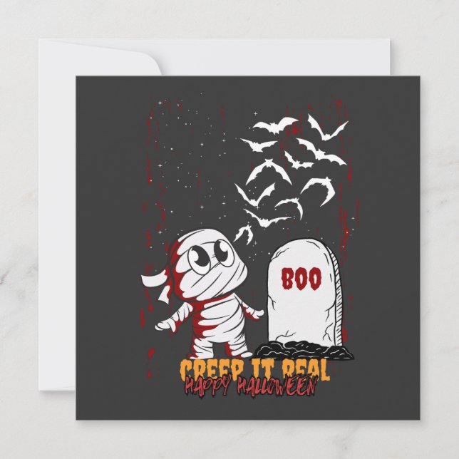 Mummy at Grave Boo Halloween (正面)