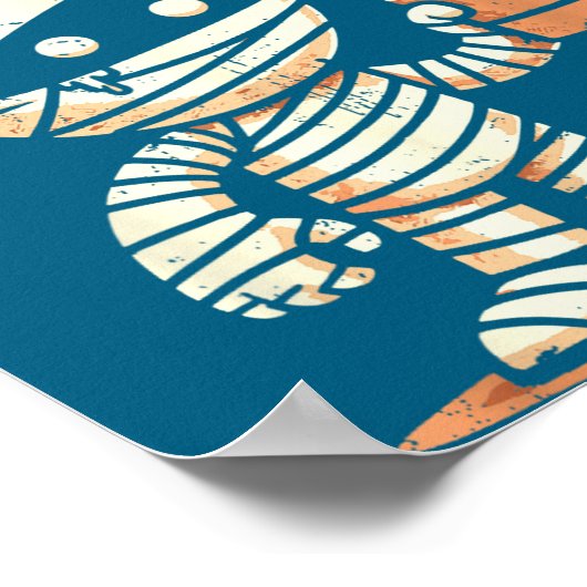 Mummy Halloween I Need Coffee Funny Sarcastic Caff ポスター (角)