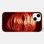 Mummy Head Scratch iPhone Case Case-Mate iPhoneケース (裏面 (横))