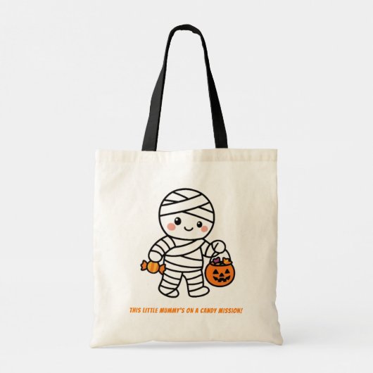 Mummy on a Candy Mission トートバッグ (裏面)