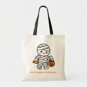 Mummy on a Candy Mission トートバッグ (正面)