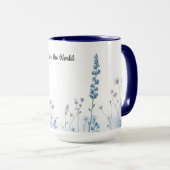 Mummy’s Little Wildflowers Personalized Name マグカップ (正面右)