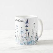 Mummy’s Wildflowers Personalized Birth Month Flowe コーヒーマグカップ (正面右)