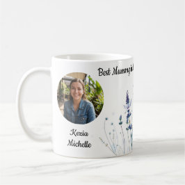 Mummy’s Wildflowers Personalized Birth Month Flowe コーヒーマグカップ