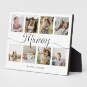 Mummy Script Photo Collage Mother's Day Keepsake フォトプラーク (側面)