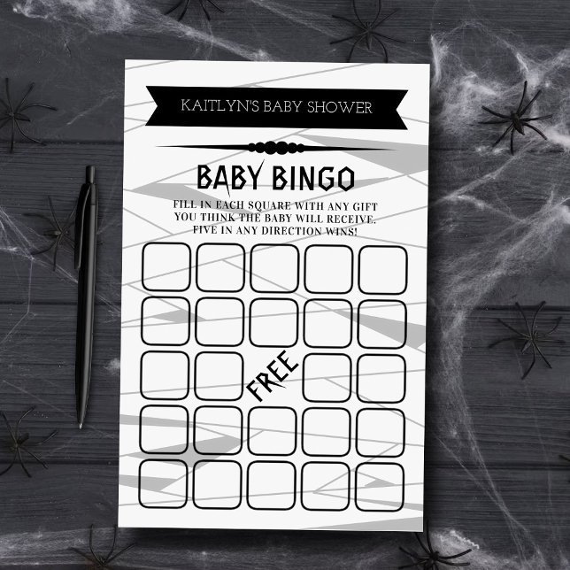 Mummy To Be | ハロウィンベビーシャワービンゴゲーム (クリエイターアップロード済み)