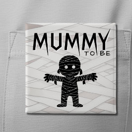 Mummy to Be Halloween Baby Shower Mother 缶バッジ
