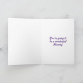 Mummy To Be Mother's Day Photo Card サンキューカード (内部)