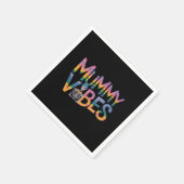 Mummy Vibes:ハロウィン不気味におもしろいを持ち込む スタンダードカクテルナプキン (角)