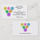 Mumsカラフルカスタム名刺 名刺 (正面/裏面)