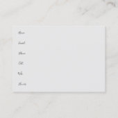 Mumsフローラ植物木製板かわいらし 名刺 (裏面)