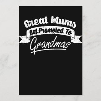 Mums素晴らしがGradmas Mum Gran Grandmに昇格 招待状