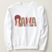 Mum's baseball sweater t-shirt, mother's day  スウェットシャツ (デザイン正面)