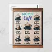 Mum's Cafe Postcard ポストカード (正面/裏面)