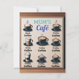 Mum's Cafe Postcard ポストカード