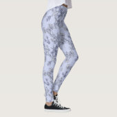 Mums Flower Overlay Lace Art Leggings レギンス (右)