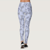 Mums Flower Overlay Lace Art Leggings レギンス (裏面)