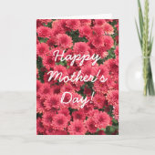 Mums Mother's Day Card カード (正面)