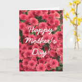 Mums Mother's Day Card カード (黄色い花)