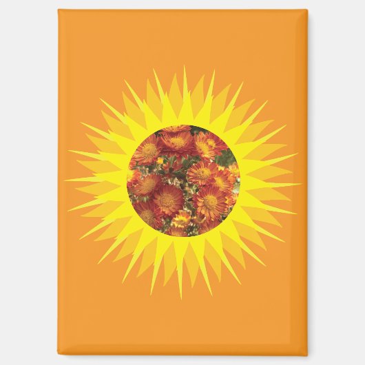 Mums_Sun_Clip Mask マグネット (正面)