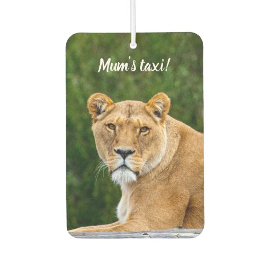 Mum's Taxi - Lion Car空気清浄機 カーエアーフレッシュナー (正面)