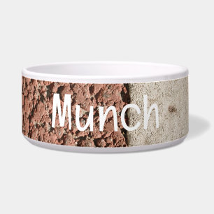 MUNCHペットボウル付コンクリート壁文字 ボウル