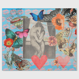 MUNCHラッピング紙コラージバレンタインデー ラッピングペーパー