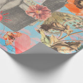 MUNCHラッピング紙コラージバレンタインデー ラッピングペーパー (角)