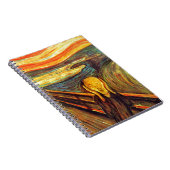 munch ~のわめく人wの赤いオレンジ空によって叫んで下さい ノートブック (右側)