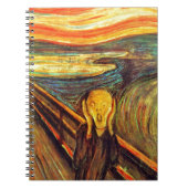 munch ~のわめく人wの赤いオレンジ空によって叫んで下さい ノートブック (正面)
